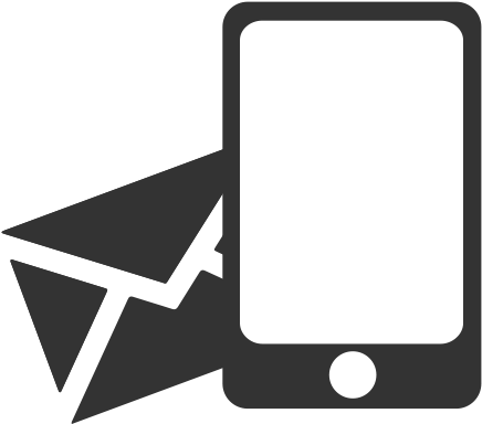Contact Symbol Message And Mobile Phone Vector Free - Mobile Phone (1200x628)