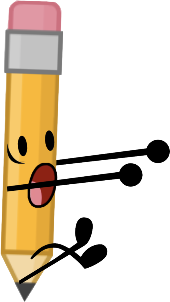 Bfb Pencil Intro Pose By Coopersupercheesybro - Bfdi Pencil And Ruby (709x1128)