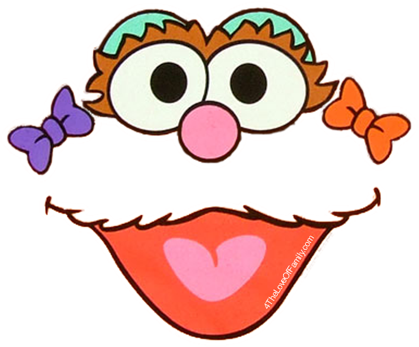 Free Sesame Street Font & Face Printables - Printable Sesame Street Faces (1111x931)
