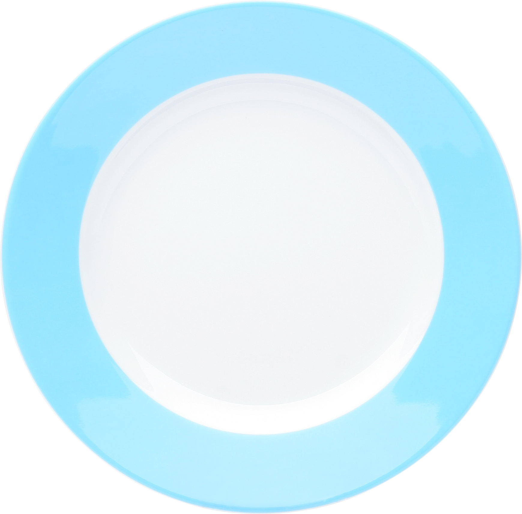 Pronto Colore Breakfast Plate 20,5 Cm Sky Blue - Plate (1739x1710)