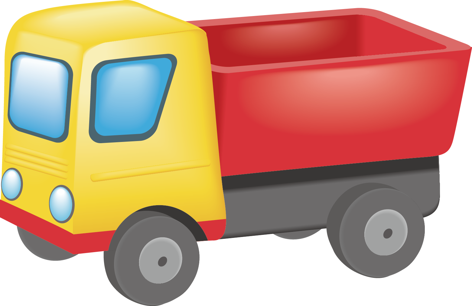 Car Toy Truck Child - Camion De Juguete Png (1561x1011)