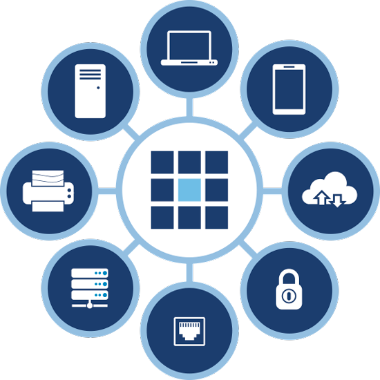 Gadget's Professionals Will Also Work With Your Staff - Circle (550x550)