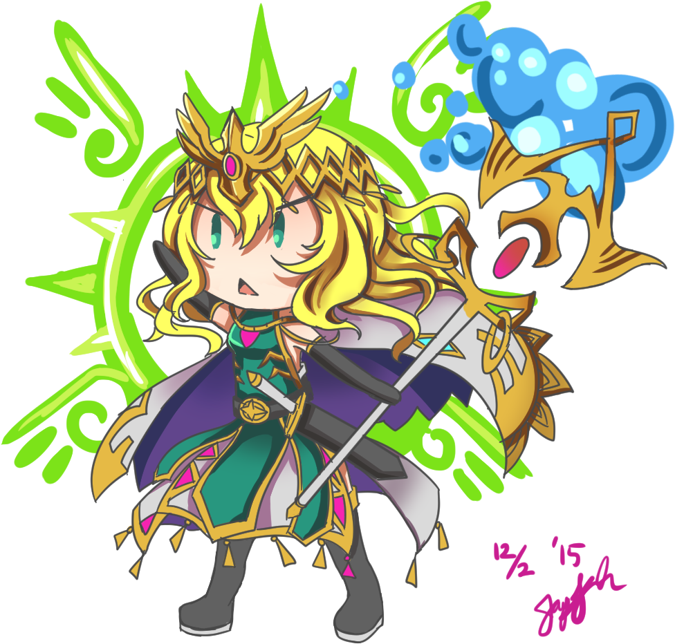 Chibi Charla By Miririri - Brave Frontier Charla Fanart (1024x1024)