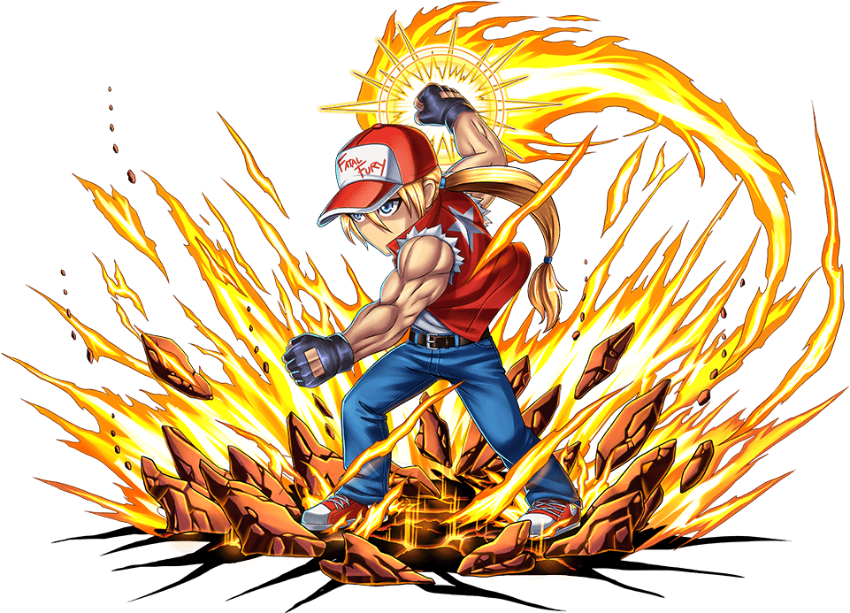 Terry Bogard Brave Frontier Artwork - Brave Frontier King Of Fighters (991x722)