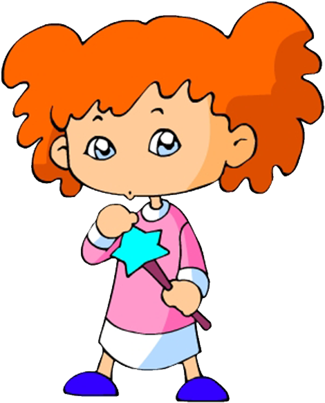 Orange Hair Girl Magician 520*645 Transprent Png Free - Orange Hair Girl Magician 520*645 Transprent Png Free (520x645)