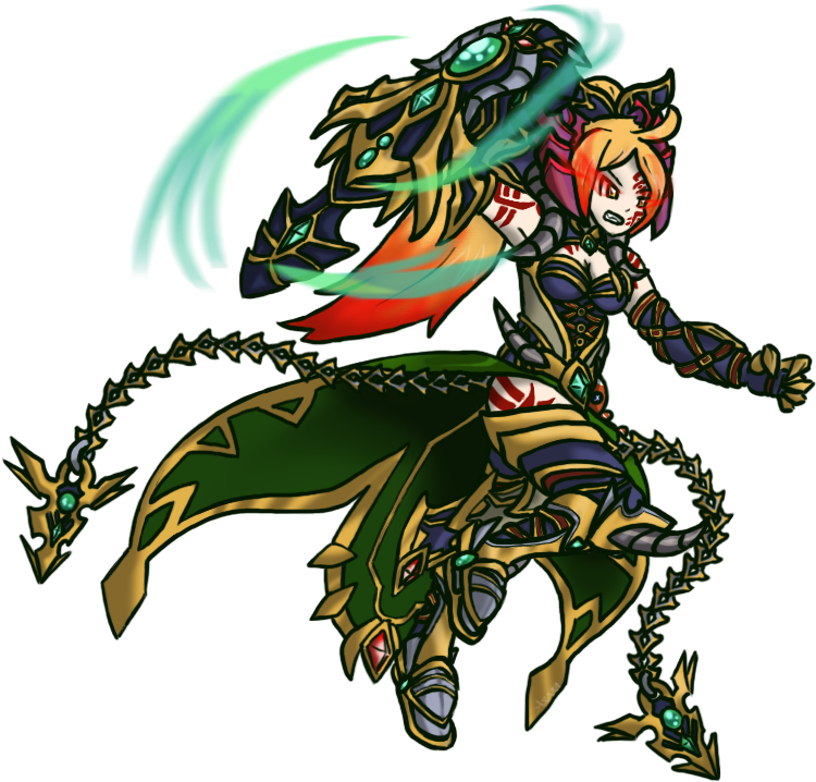 Terror Fist Nyala By Milt69466 - Cartoon (833x746)