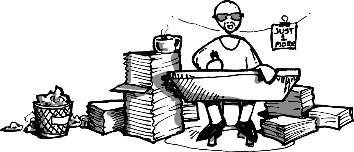 To Accomplish These 500 Illustrations, There Was A - Cartoon (1200x518)