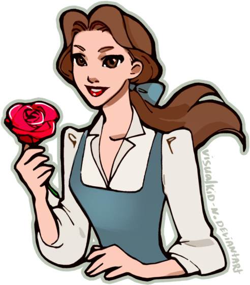 Belle Quick Fan Art By Visualk - Belle Art Png (600x668)
