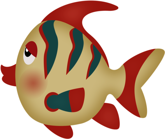 Aquatiques - Page - Clip Art (600x527)