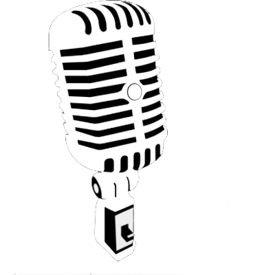Studio Microphone Clip Art - Vintage Microphone Vector Png (394x400)