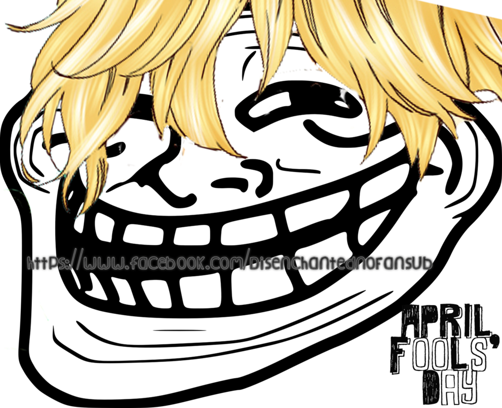 April Fools' Day By Mamura-daiki - Troll Face Rage Face (991x806)