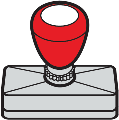 Stamp Act - Self Inking Stamp Clipart (480x480)