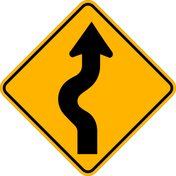 Lane Merge Sign (600x600)