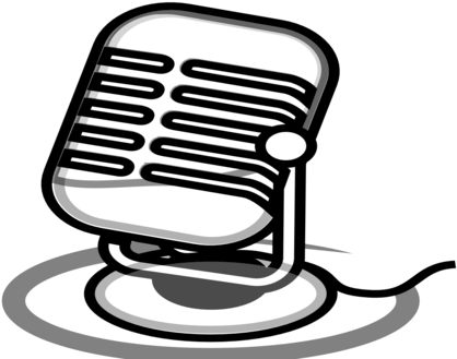 Blue Microphones And White Microphone Clipart Clip - Microphone (476x333)