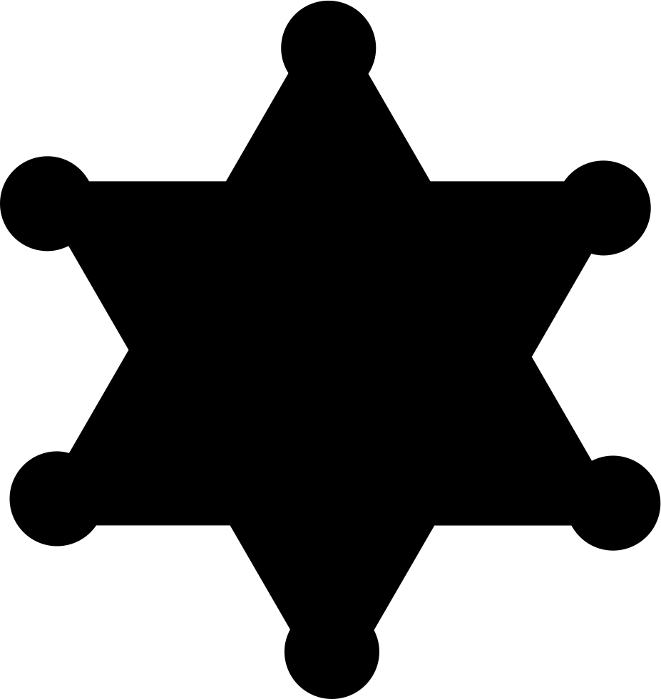 American Frontier Sheriff Badge Symbol Clip Art - American Frontier Sheriff Badge Symbol Clip Art (927x981)