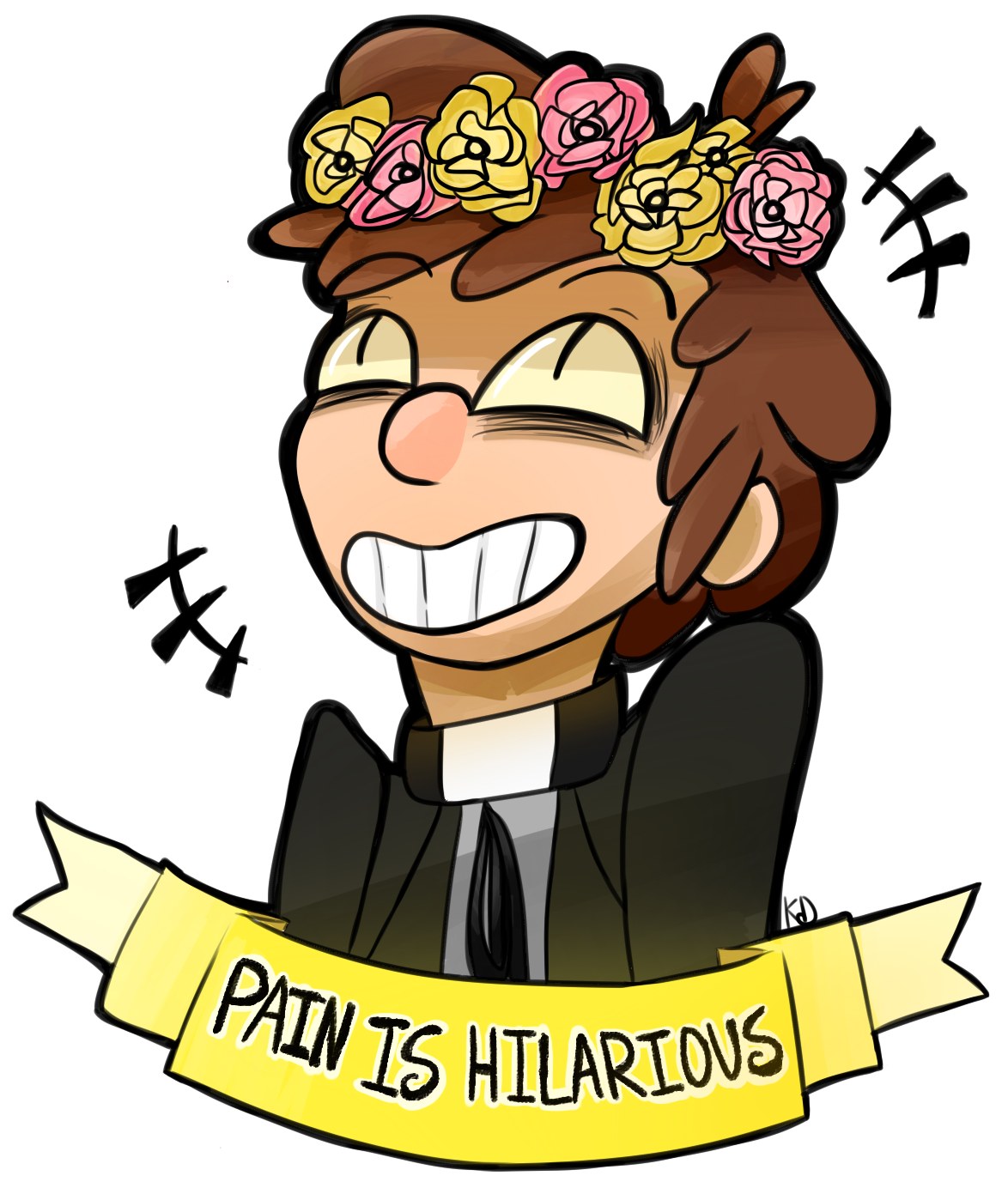 Bipper By Koreandrawer Bipper By Koreandrawer - Bipper Pain Is Hilarious (1200x1400)