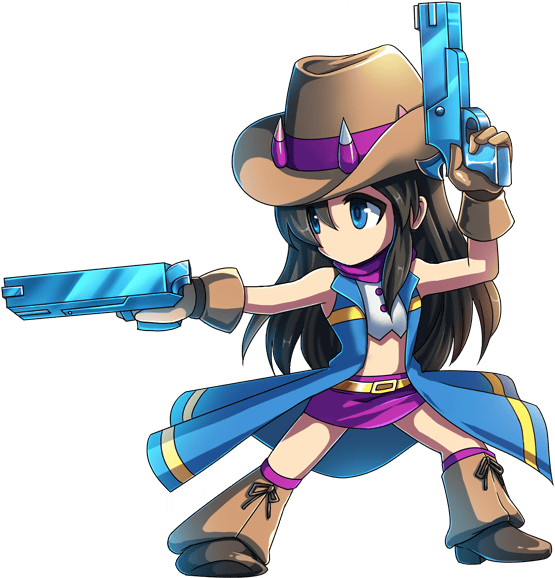 Unit Art - Brave Frontier Twin Gem Rickel (574x585)