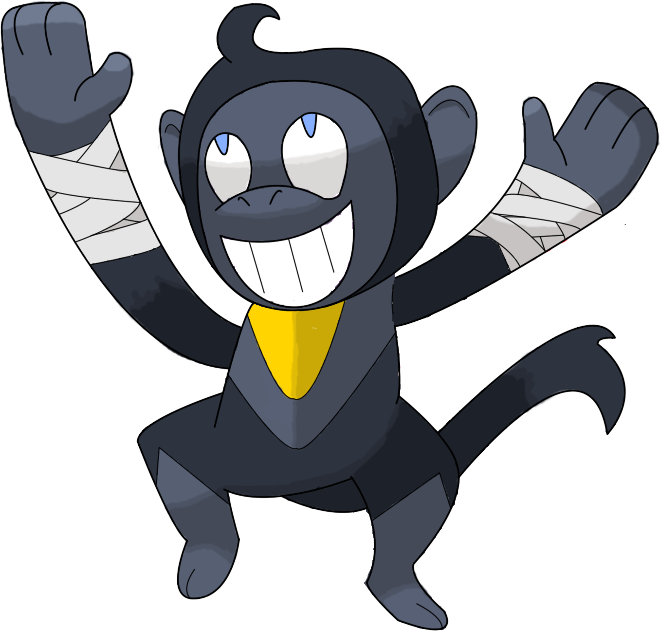 Theuroporegion Uropo - Cartoon (1371x1385)