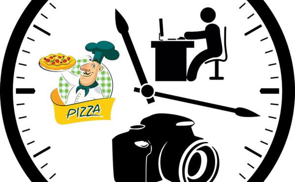 Choose Day For A 1/2 Day Studio Time Appointment - Clock Coloring Pages (600x371)