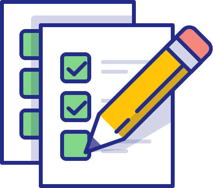 Getting Started - Exam Icon Png (439x388)