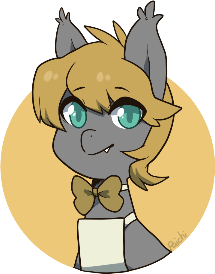 Paichitaron, Bat Pony, Bowtie, Clothes, Cute, Male, - Filename (760x935)