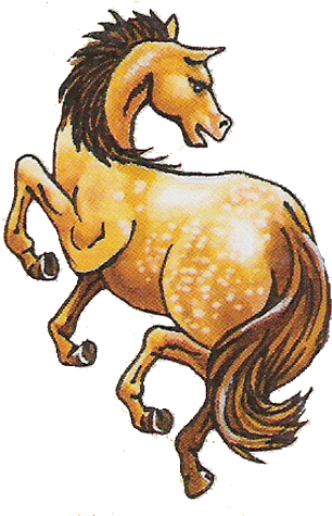 Interpretazione Artistica Del Segno Del Cavallo - Chinese Zodiac (320x474)