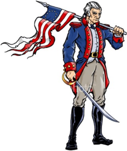 A Patriot Is Someone Who Feels A Strong Support For - Cartoon (400x383)