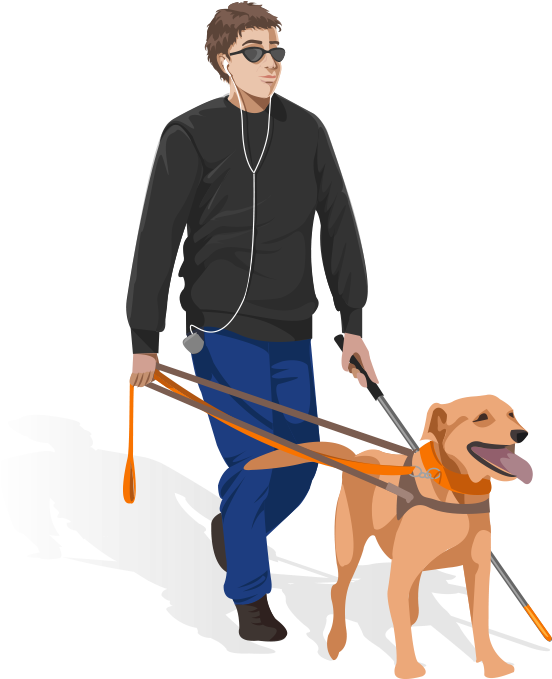 Blinded Man With Dog - Accessibility (1200x760)