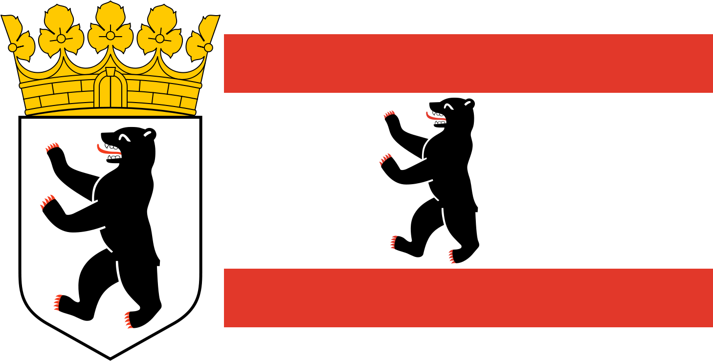 Blason Et Drapeau De Berlin - Berlin Wappen Wall Calendar (1466x739)