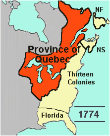 Quebec Act, 1774, Passed By The British Parliament - Acte De Quebec 1774 (400x393)