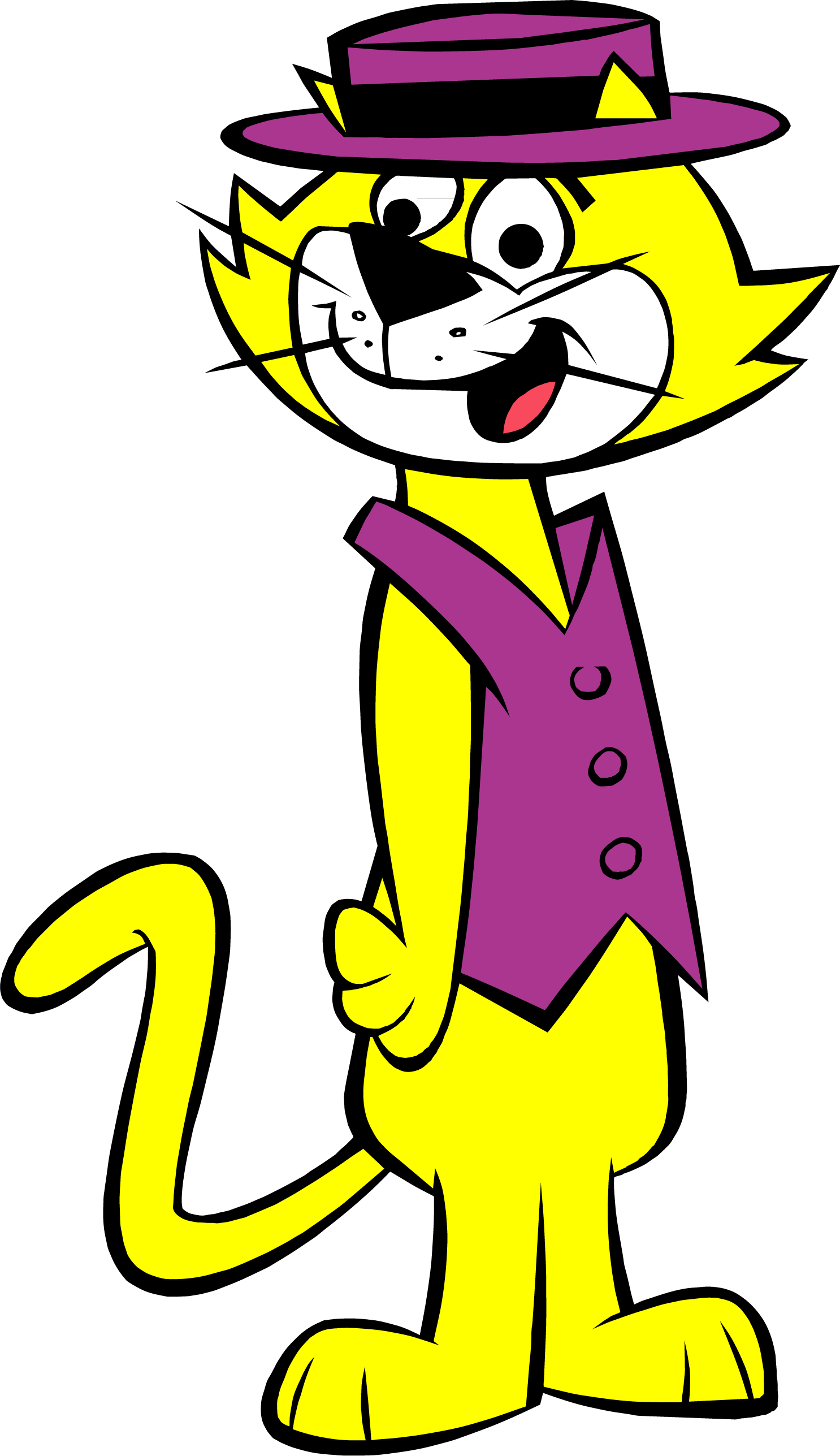 Immediately Most Famous Cartoon Character Greatest - Top Cat Clipart (1486x2575)