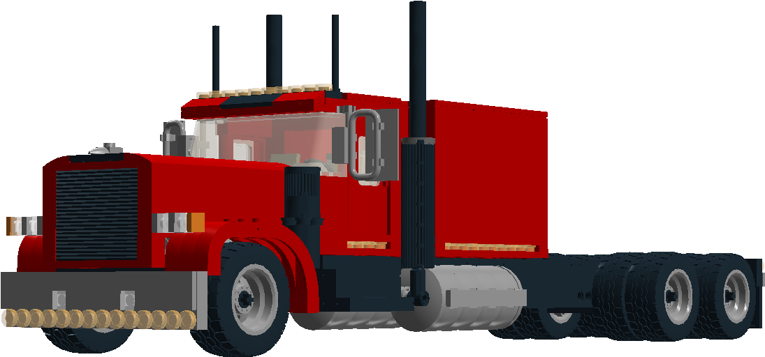 1996 Peterbilt 379 Flattop Custom - Trailer Truck (1440x858)