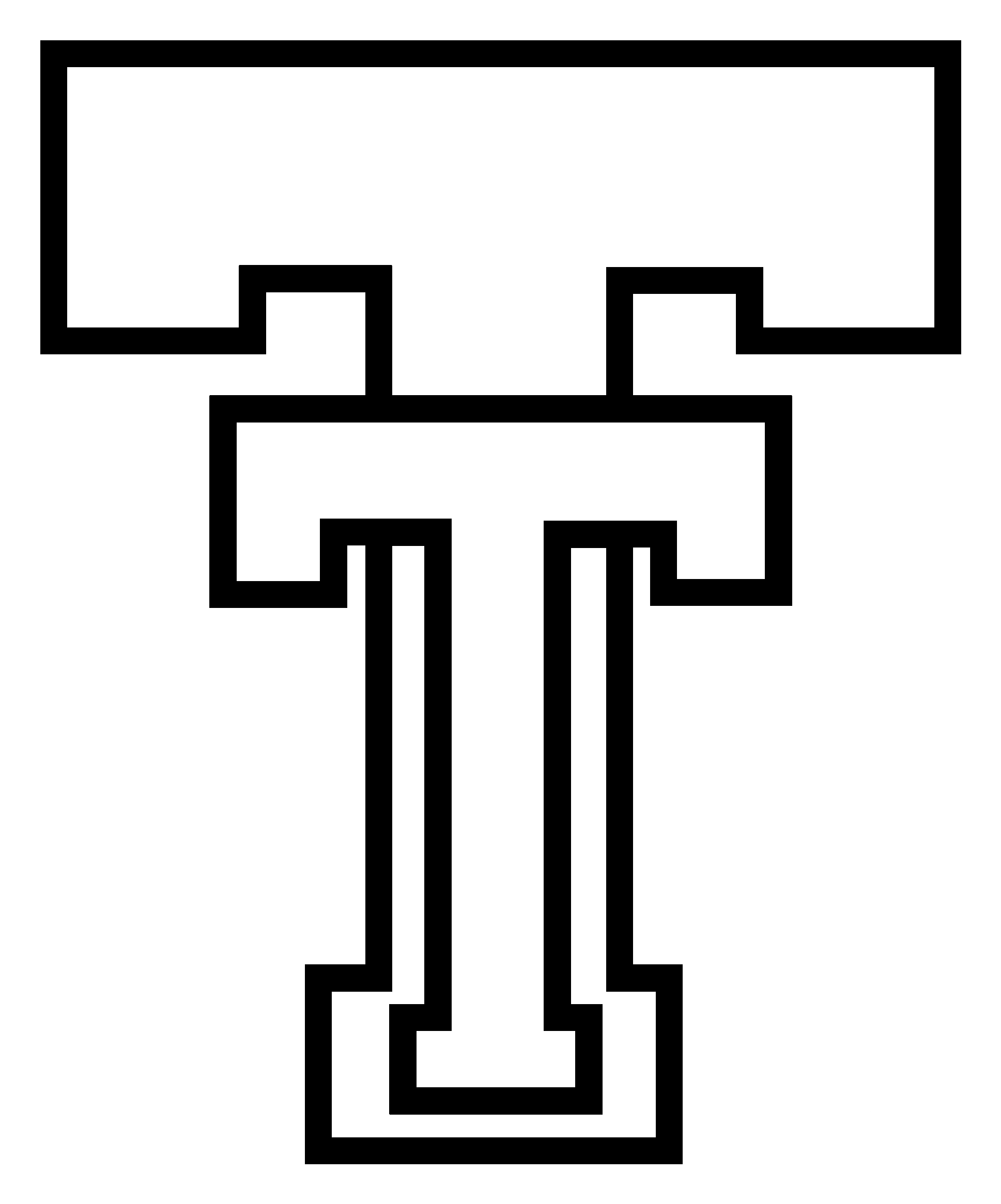 Texas Tech Red Raiders Logo Black And White - White Texas Tech Logo (2400x2400)