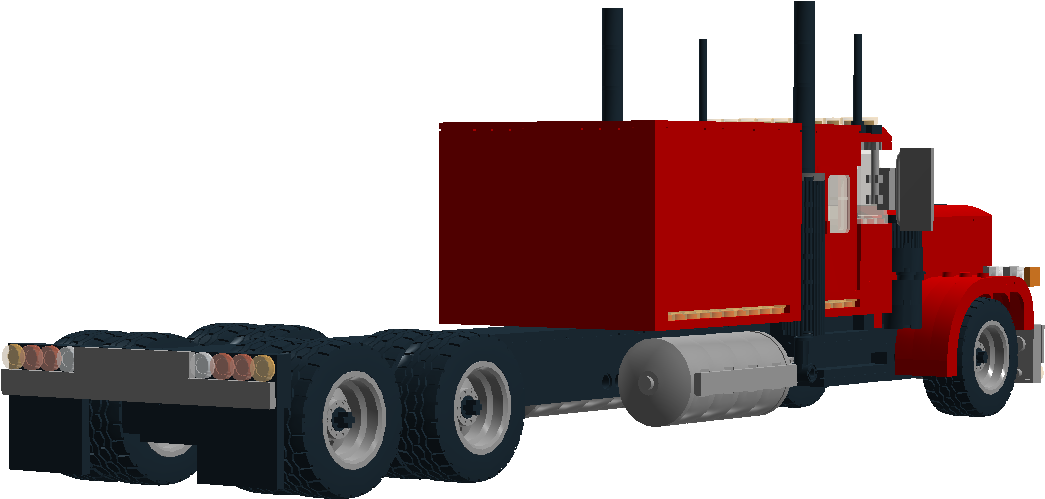 1996 Peterbilt 379 Flattop Custom - Trailer Truck (1440x858)