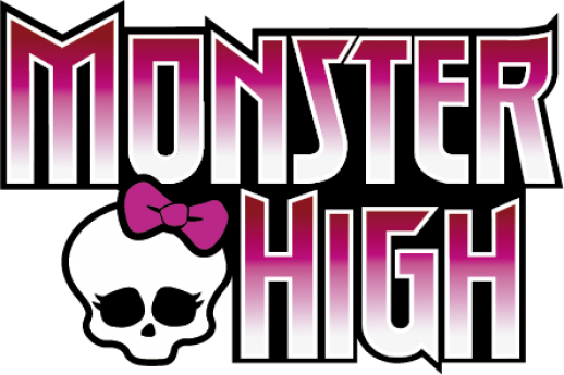 Monster High Logo Clip Art - Sticker Monster High (518x345)