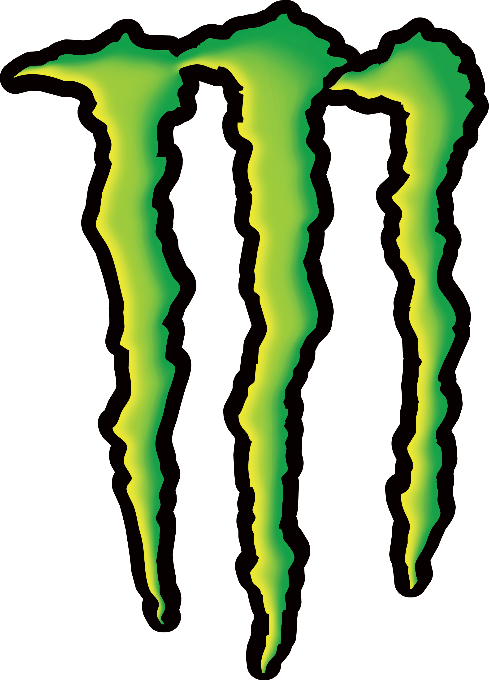 Monster Energy Energy Drink Corona Red Bull Logo - Monster Energy Logo Png (2069x2875)