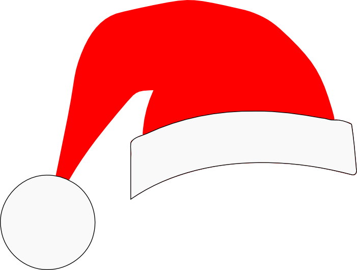 Santa Hat Svg - Santa Hat Svg Free (701x530)