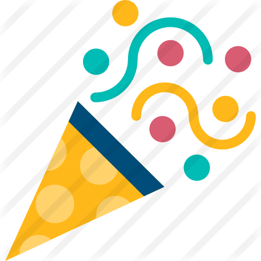 Confetti - Iconos De Fiesta Png (512x512)