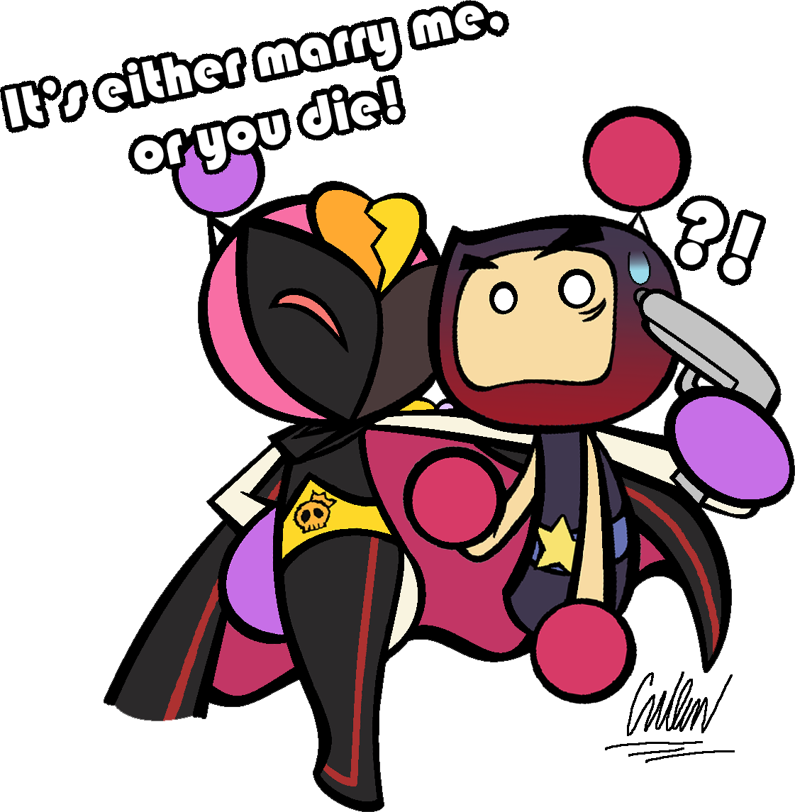 Karaoke's Original Plan By Caitlinthestargirl - Karaoke Bomber Super Bomberman R (1121x1145)