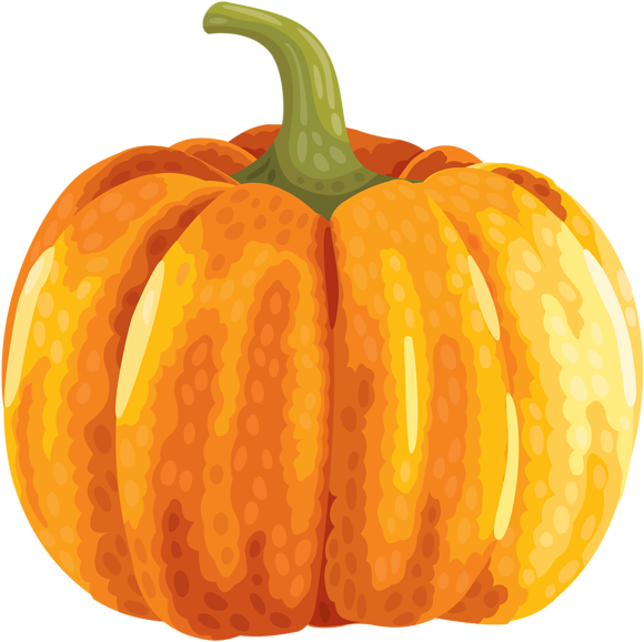 Large Autumn Pumpkin Clipart Png Image - Autumn Pumpkins Clip Art (600x598)