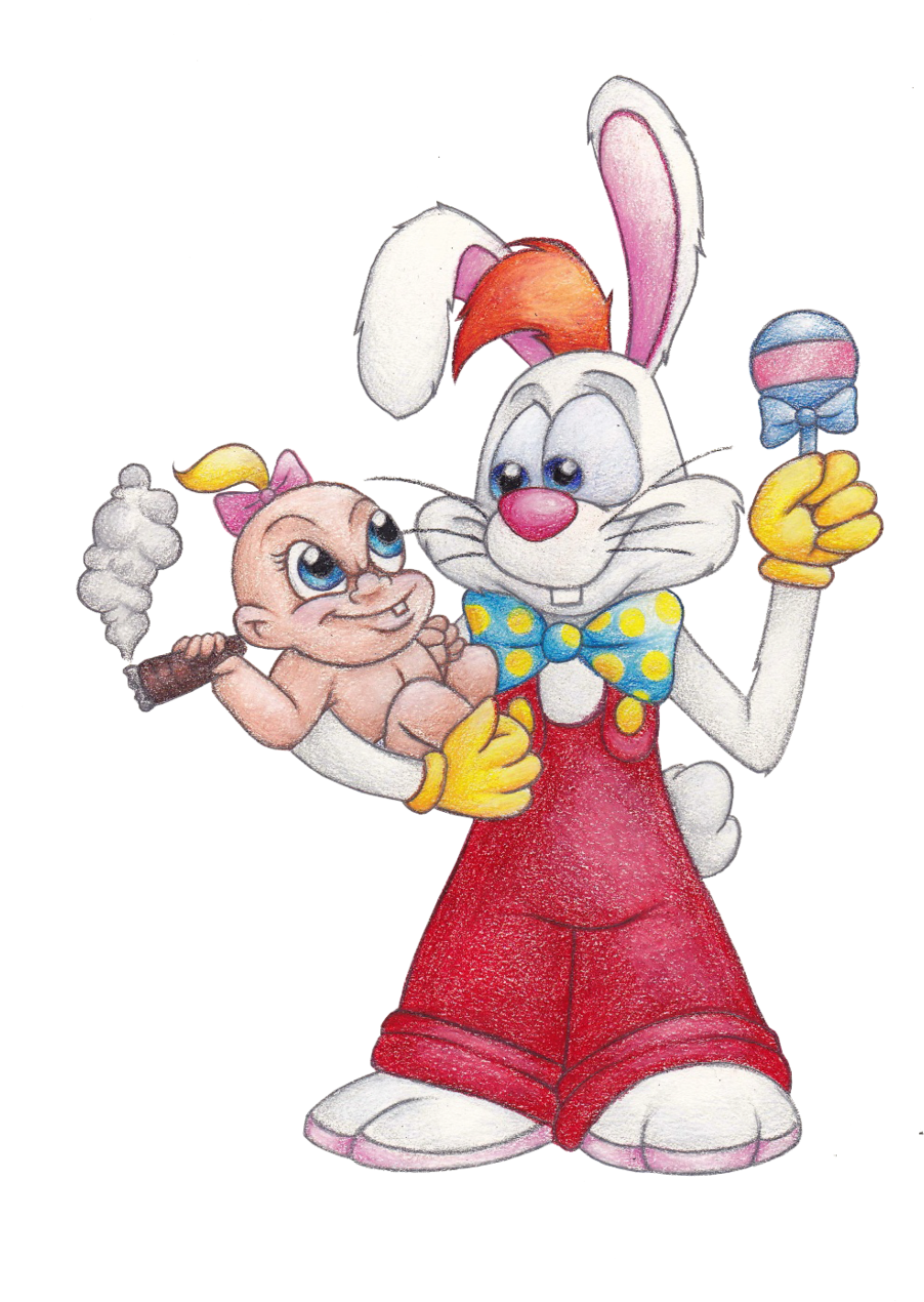 Stephaniecassataart Roger Rabbit And Baby Herman By - Draw A Baby Herman (1024x1344)
