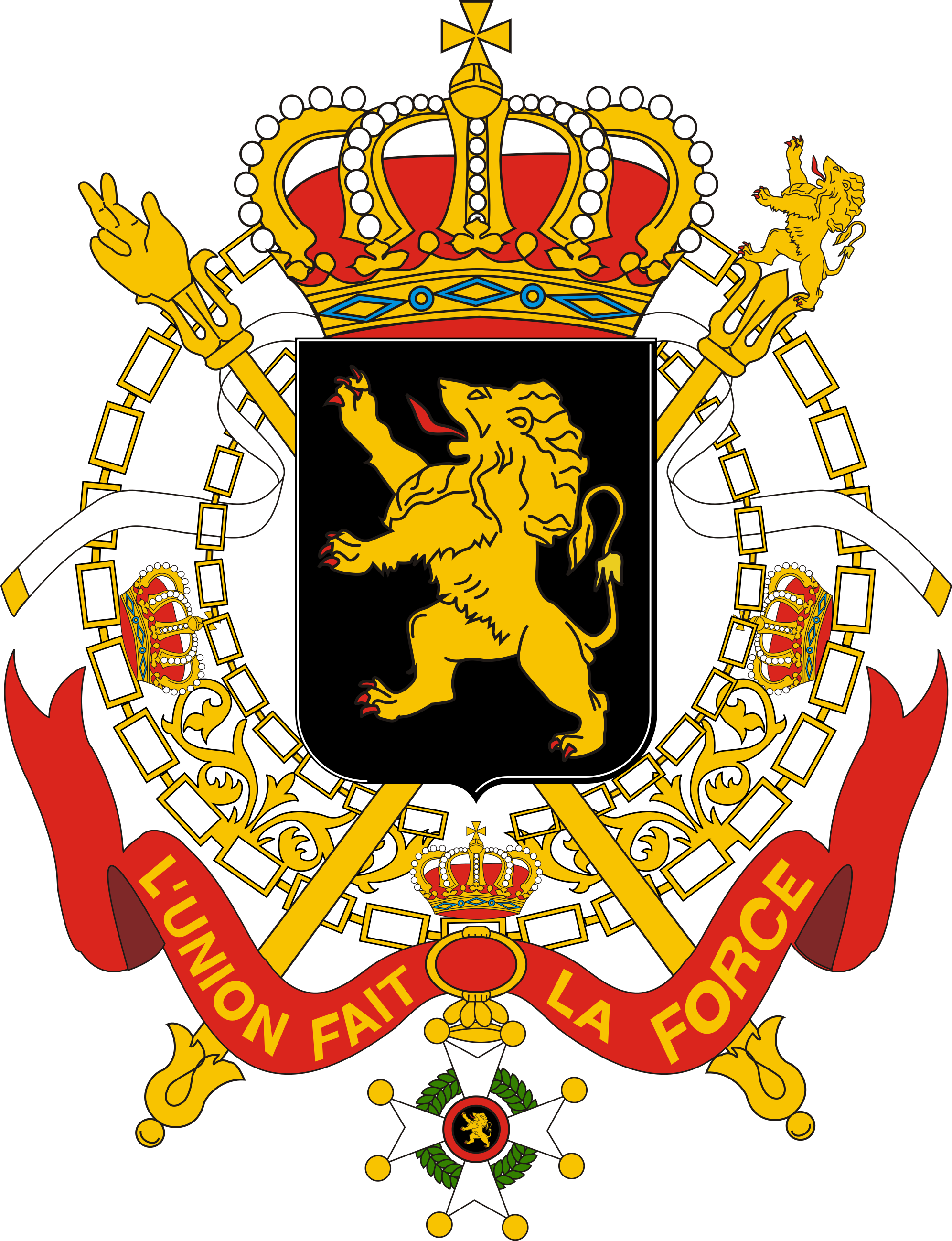 Open - Belgium Coat Of Arms (2000x2604)