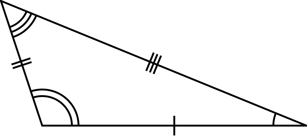 Triangle Clipart Scalene - Scalene Triangle Jpeg (1000x449)