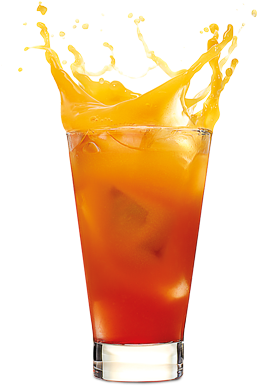 The Malibu Red Red Hot Explosion - Glass Of Drink Png (280x440)