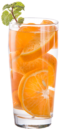 Glass Of Orange Slices - Orange (450x450)