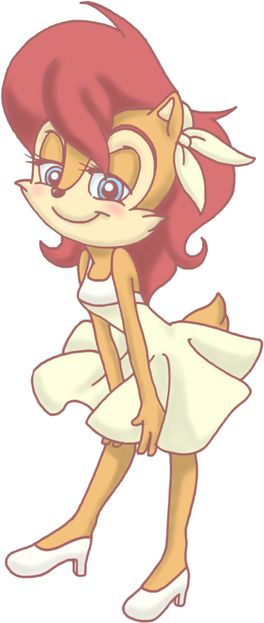 Commission-sally And Pinkie Pie By *ss2sonic On Deviantart - Sally Acorn Fan Art (600x1067)