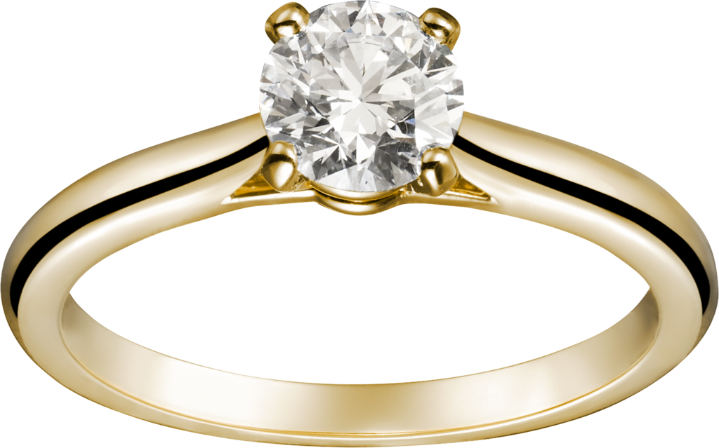 Crn 1895 Solitaire Ring Yellow Gold Diamond Cartier - Cartier Solitaire Ring Price (1024x639)