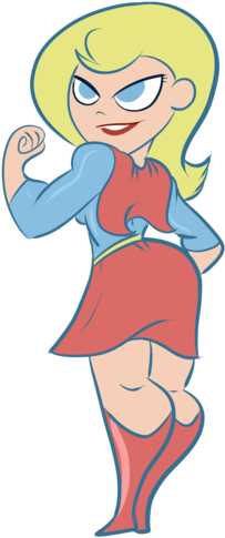 Super Best Friends Forever Super Girl By Budtheartguy - Super Best Friends Forever Super Girl By Budtheartguy (400x500)