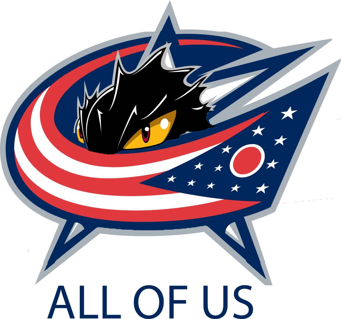 Blue Jackets Lake Erie Monsters - Columbus Blue Jackets Logo Png (1183x1109)