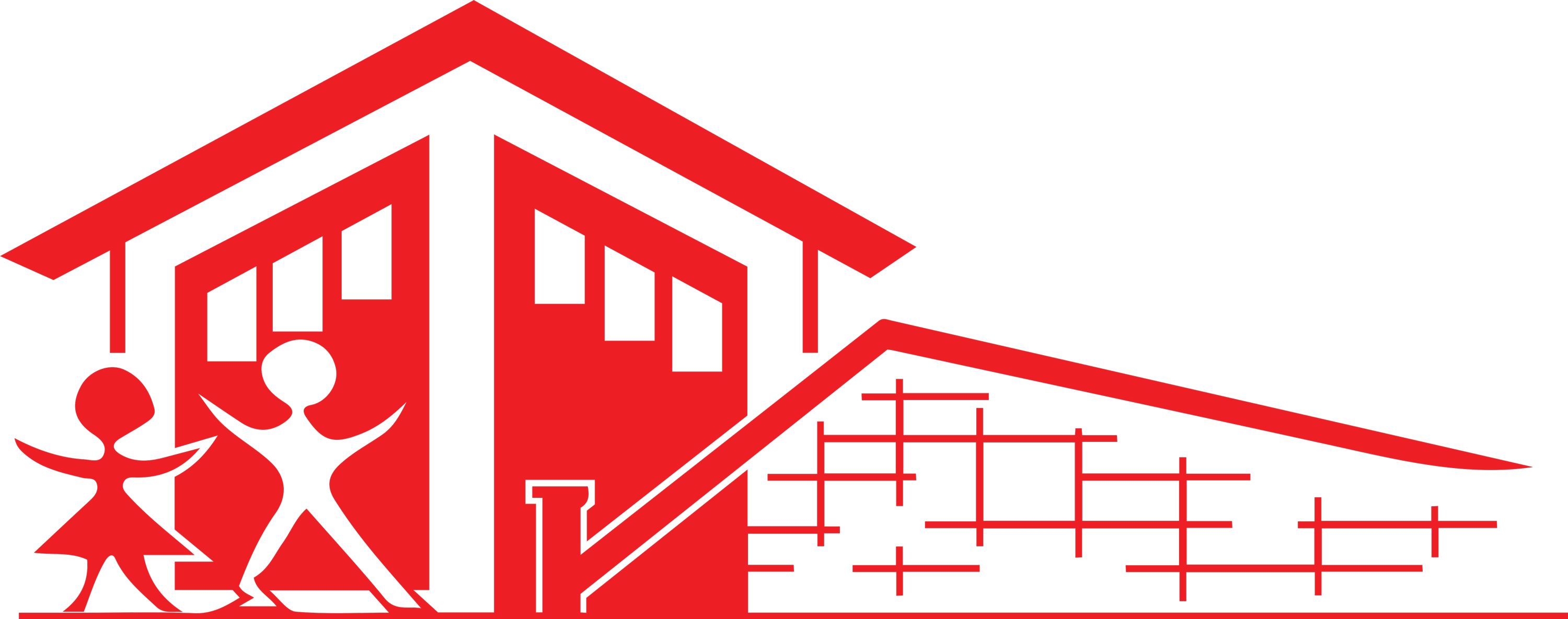 Fire Department Station House Vector (3000x1185)